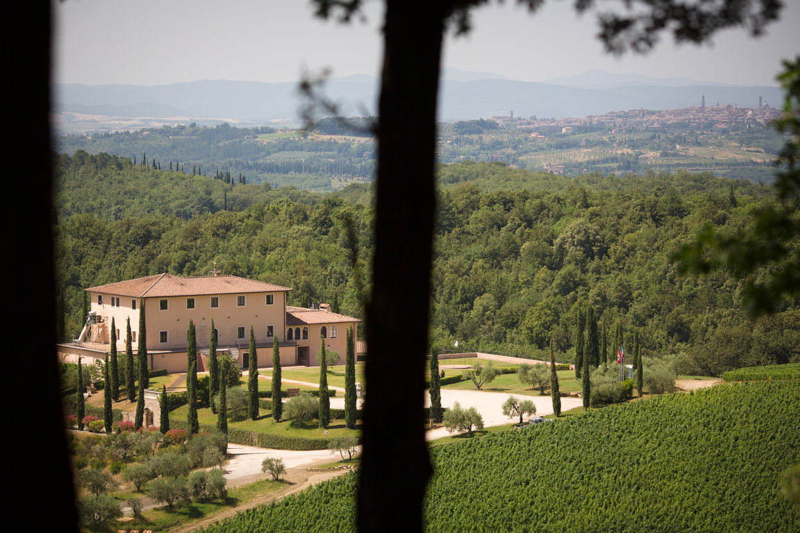 View of Cantina and Siena from Al Passo